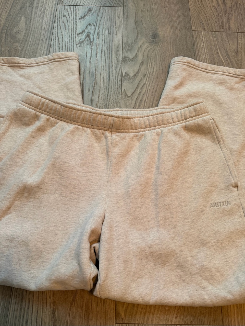 Aritzia Light Grey Track Joggers